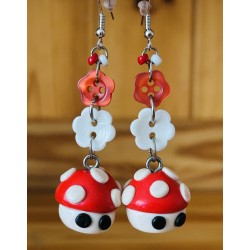 Boucles d'oreilles Champis Kawaii