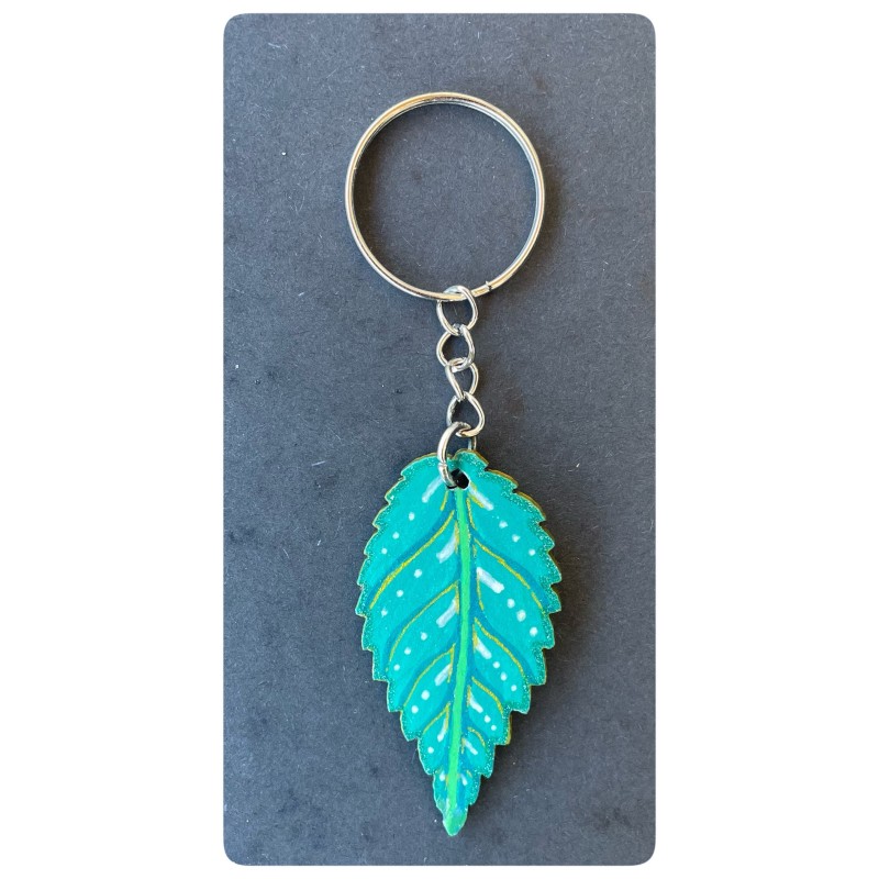 Porte-clés Feuille de Sérénité